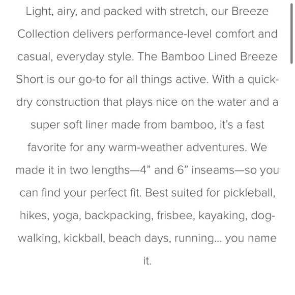 Free Fly Women's Bamboo-Lined Breeze Short – 6" - Picture 3 of 7